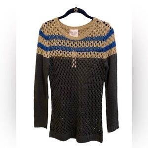 Romeo & Juliet Open Knit Sweater Top Size M NWT $108